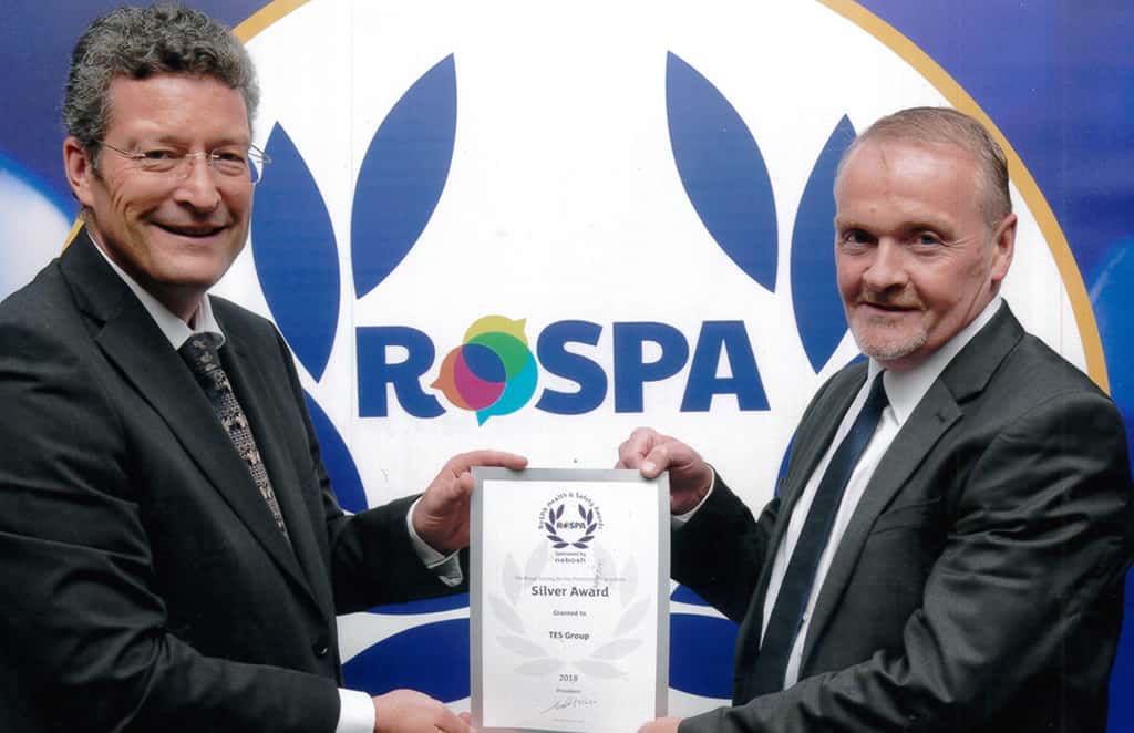 TES Presented with RoSPA Silver Award