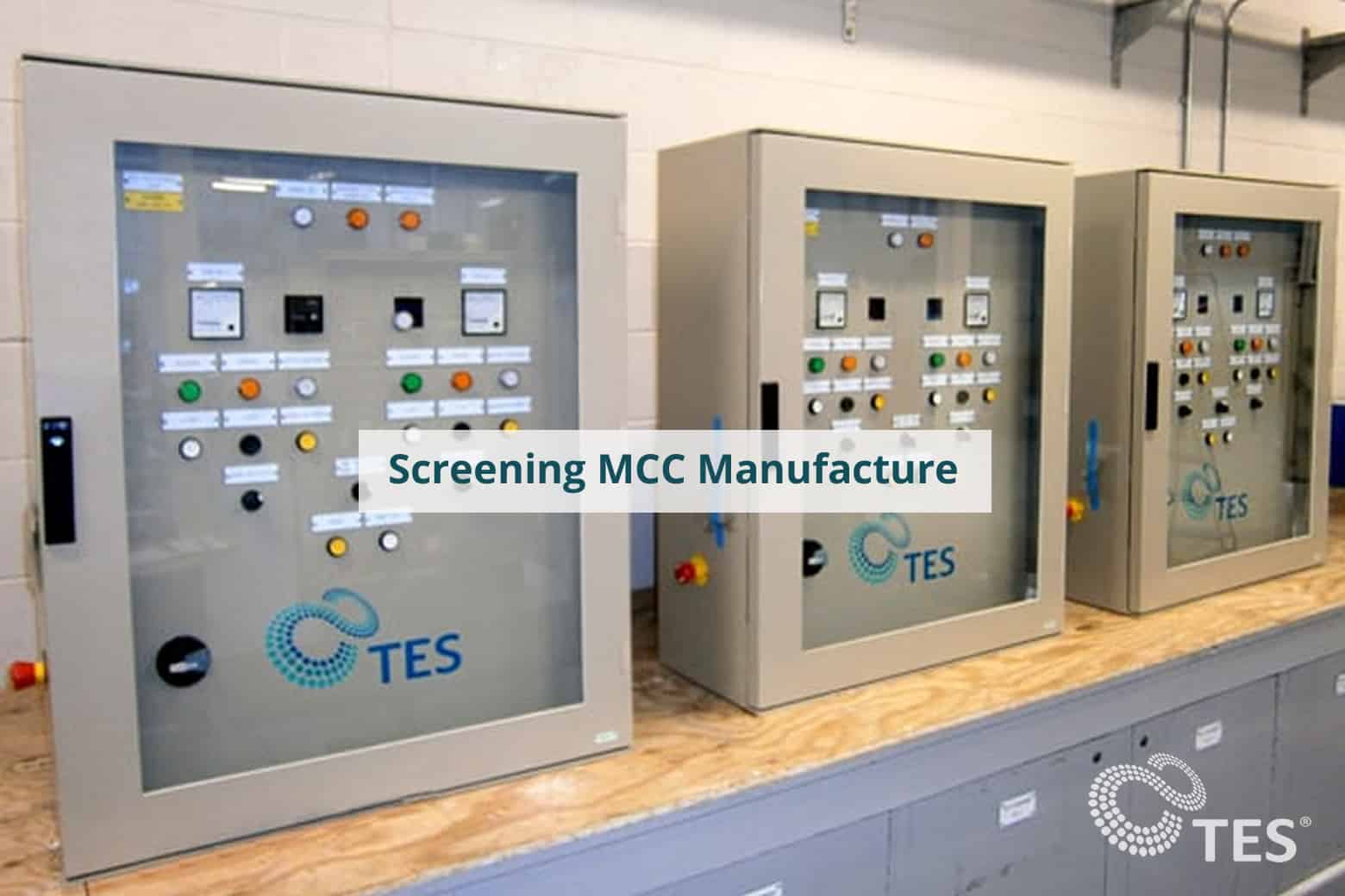 Screening MCC Manufacture